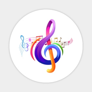 Music colors Magnet